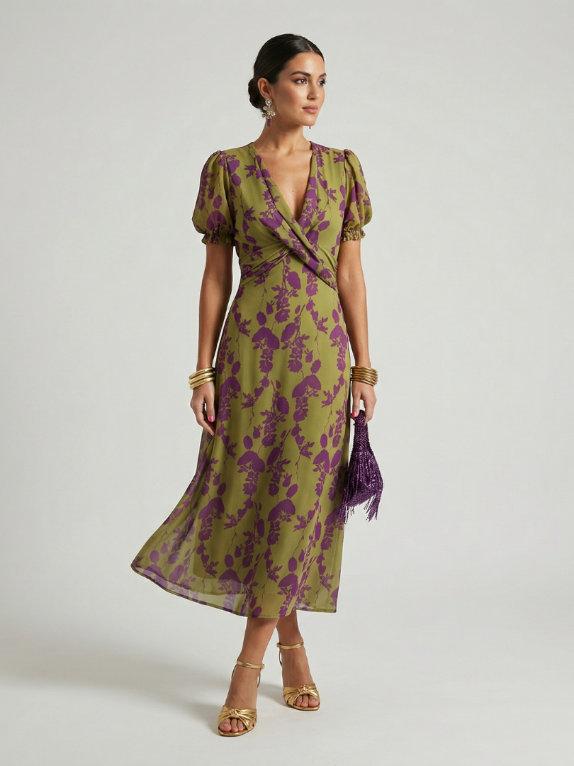 Marielle | Relaxed Floral Midi Dress