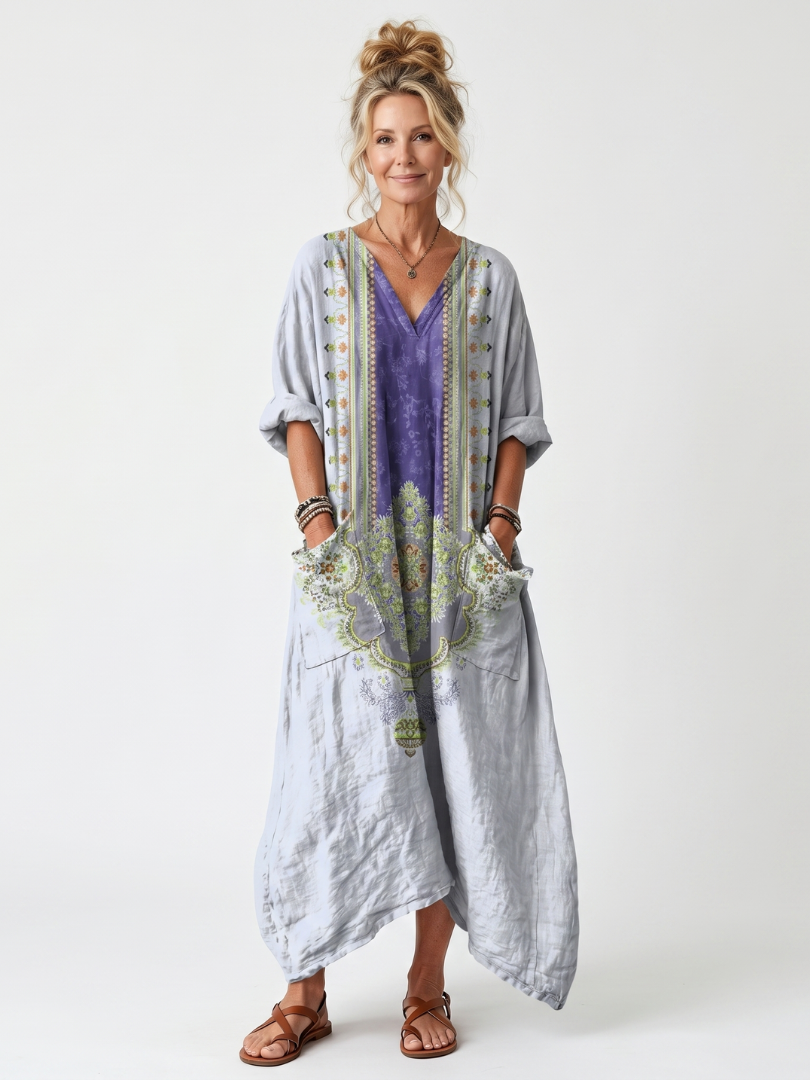 midi dress oversized Raina Size:Medium (UK 10-12) Boho Lace Long Low Sunlit and statement 43½ (EU) / 10½ (US) / 9½ (UK)