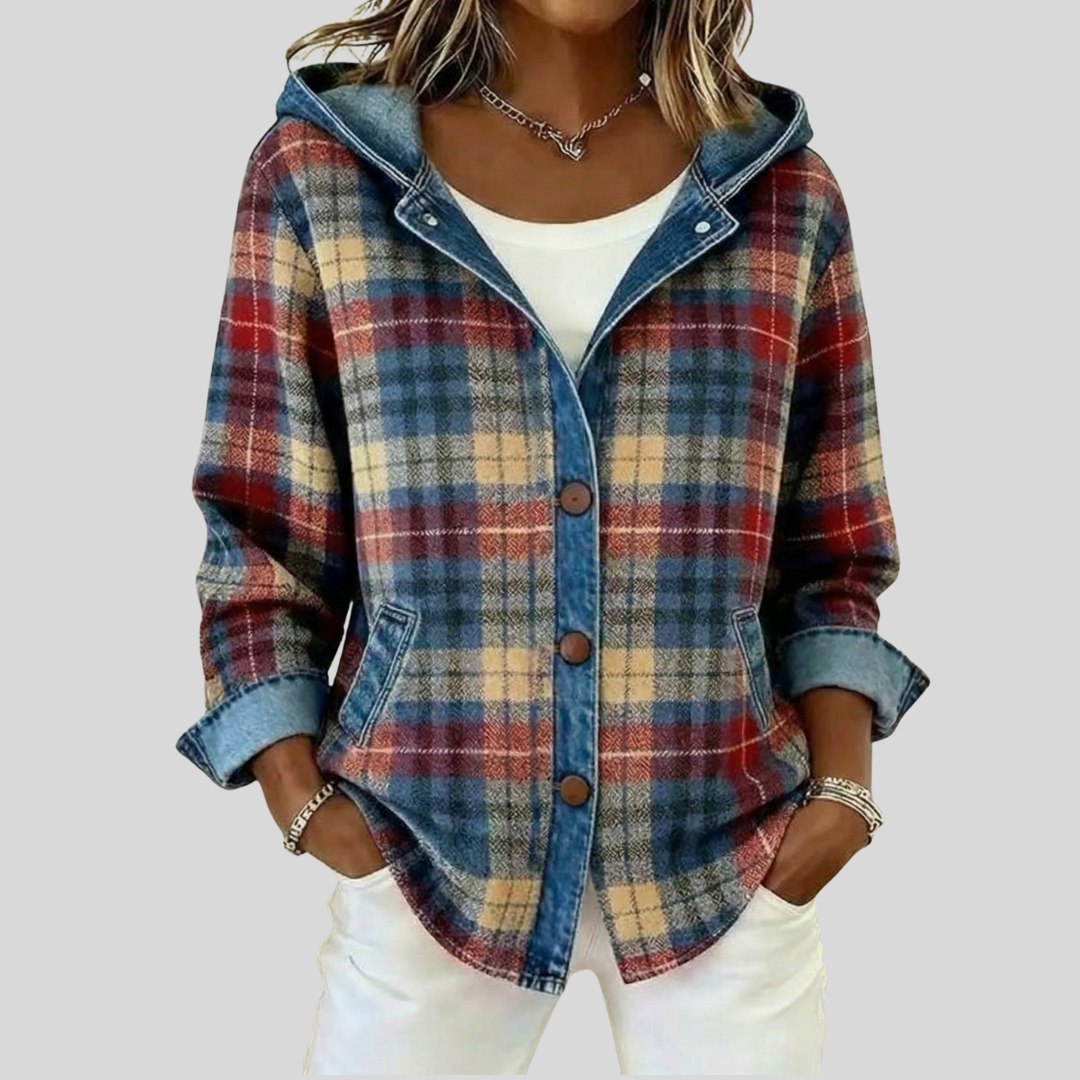 Hildred | Hooded Plaid Shacket