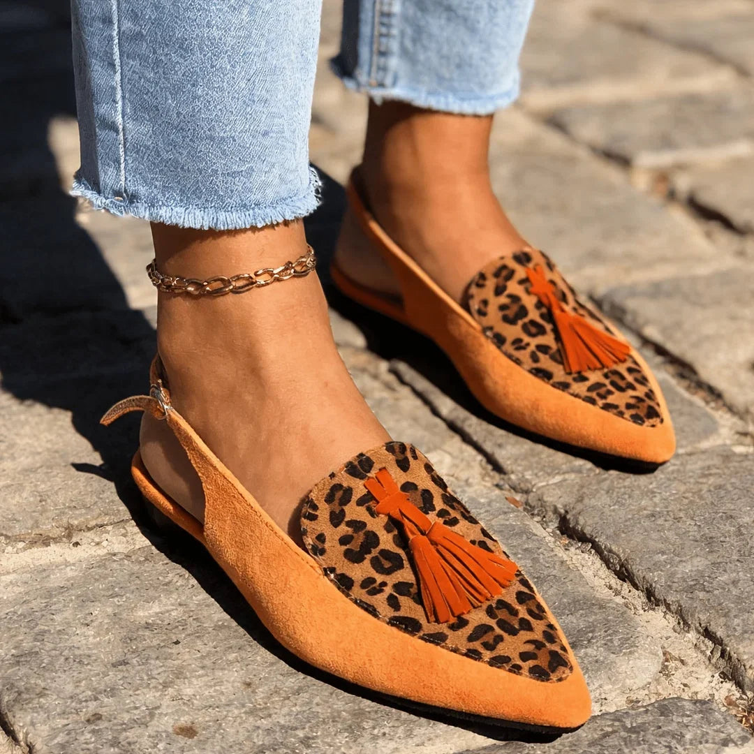 Marisa | Backless Tassel Mules