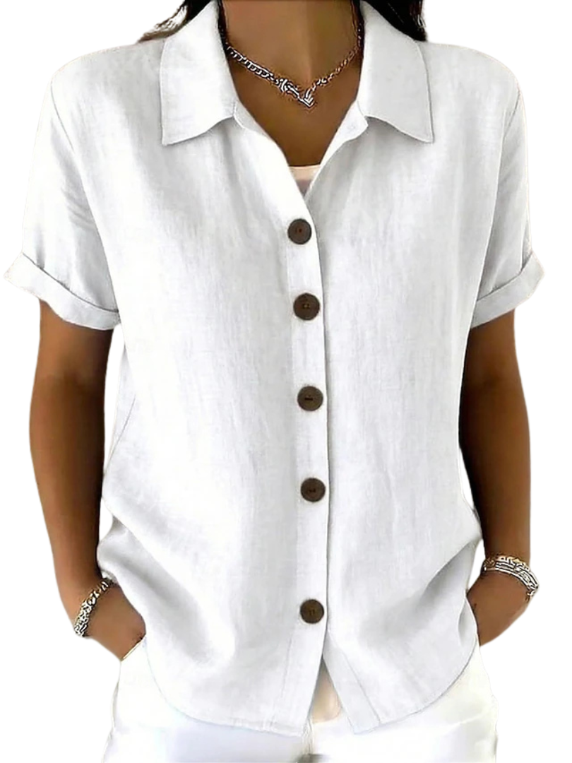 Gracie | Relaxed Short Sleeve Shirt