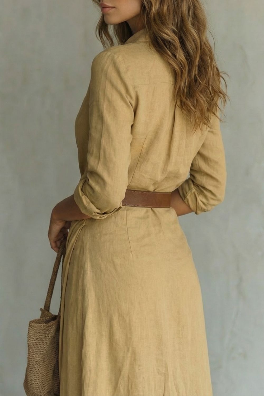 Azura | Button-Down Belted Maxi Dress