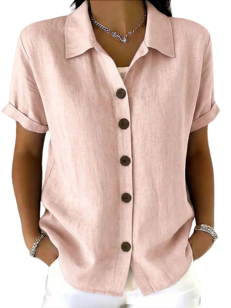 Gracie | Relaxed Short Sleeve Shirt