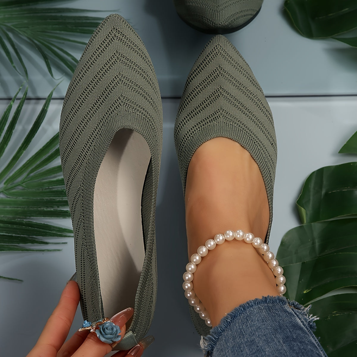 Scarlett | Square Toe Comfort Flats