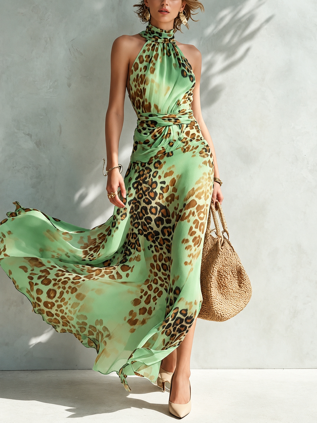 Daniela | Animal Print Maxi Dress