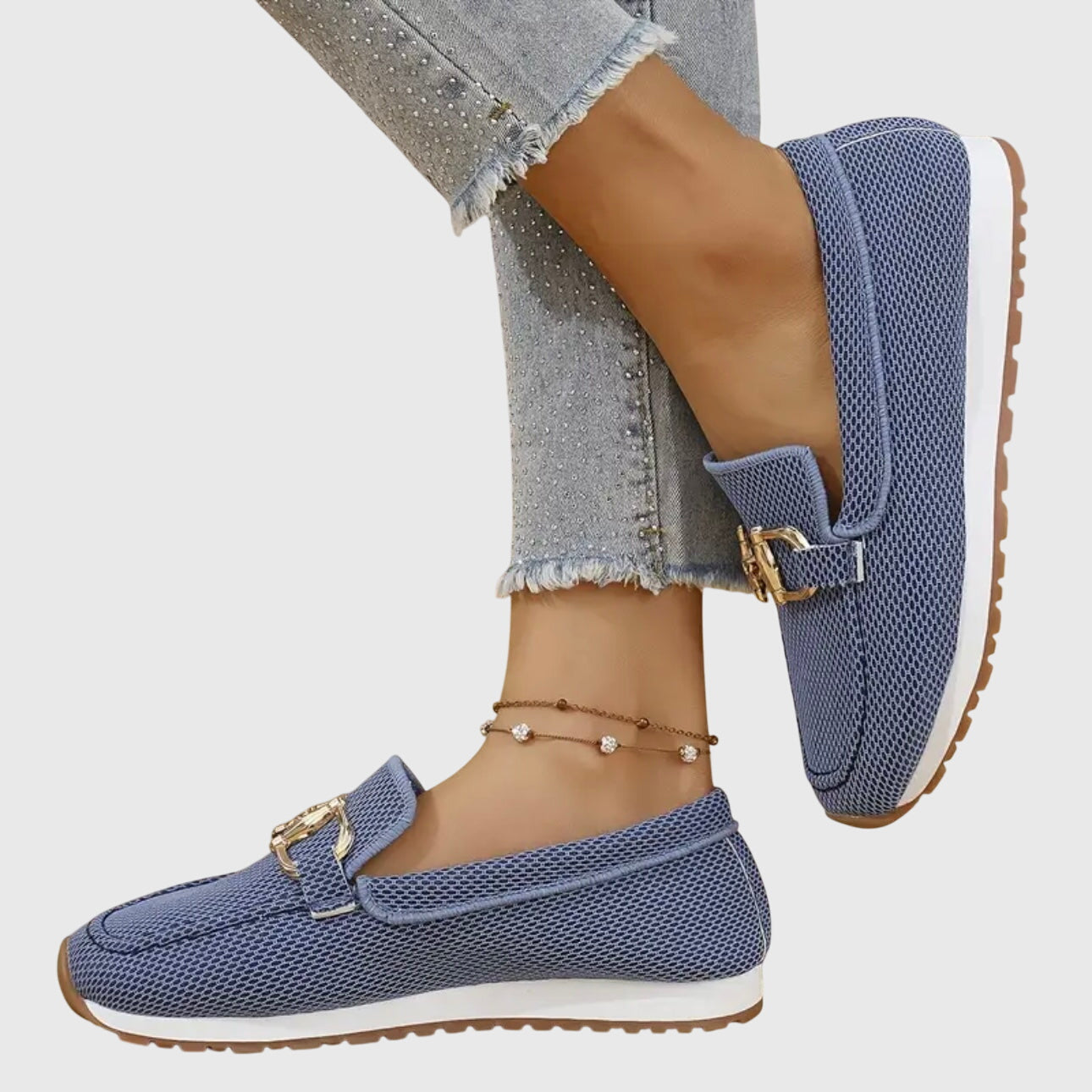 Reyna | Horsebit Detail Leather Loafers