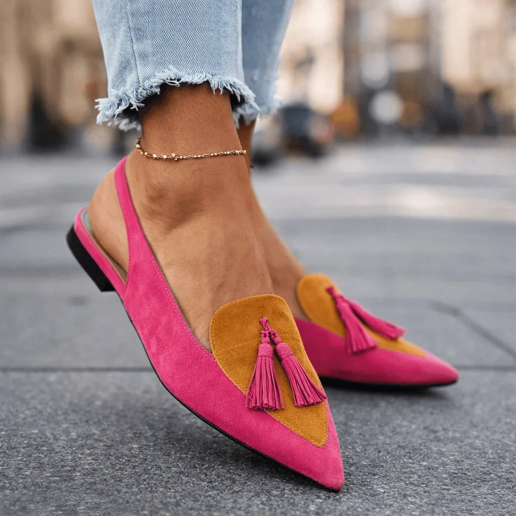 Elly | Backless Tassel Sandals