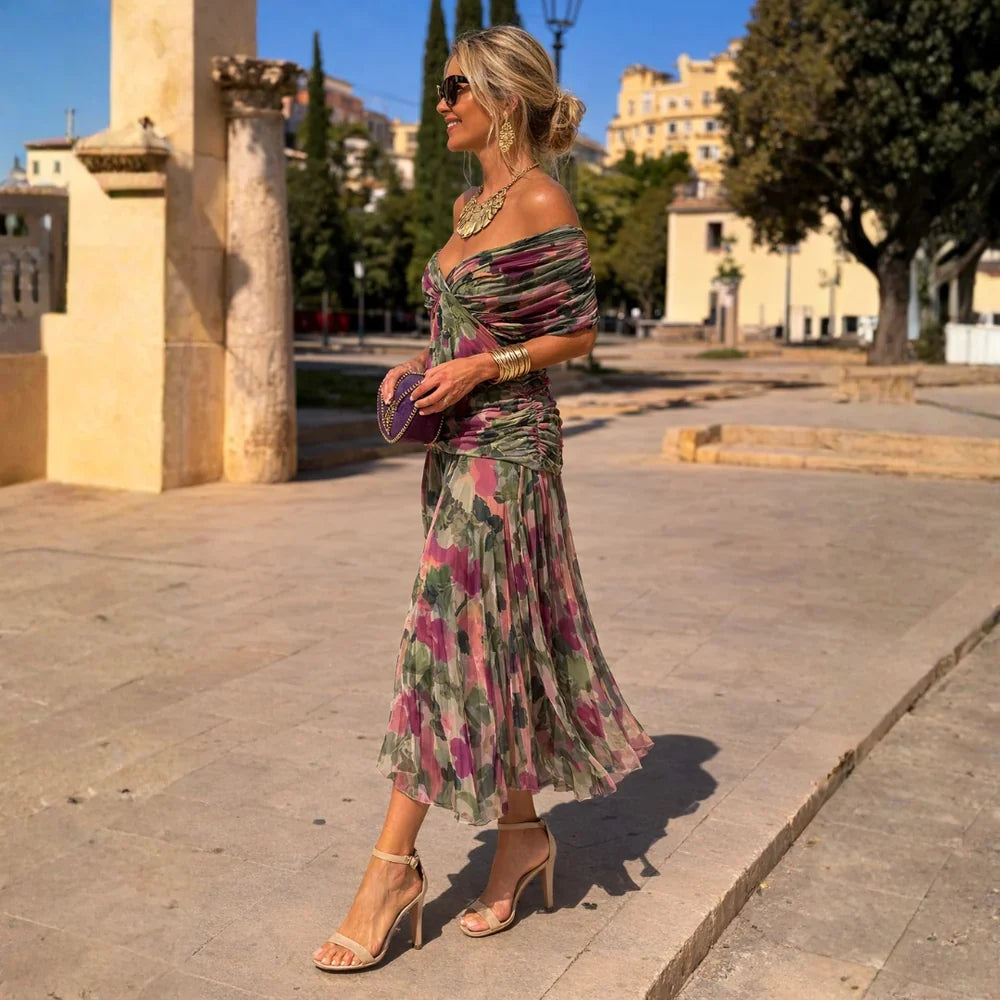 Eliza | Elegant Green Dress