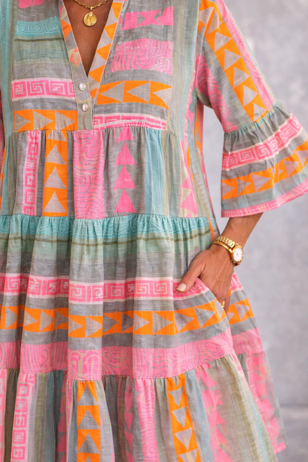 Aurabelle | Vintage Grace Midi Dress