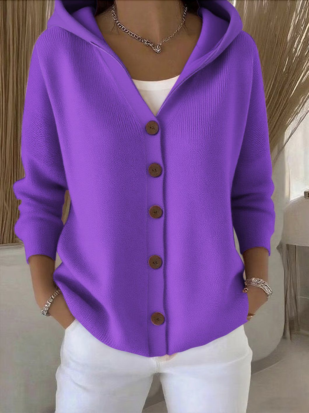 Willow | Hooded Knit Cardigan