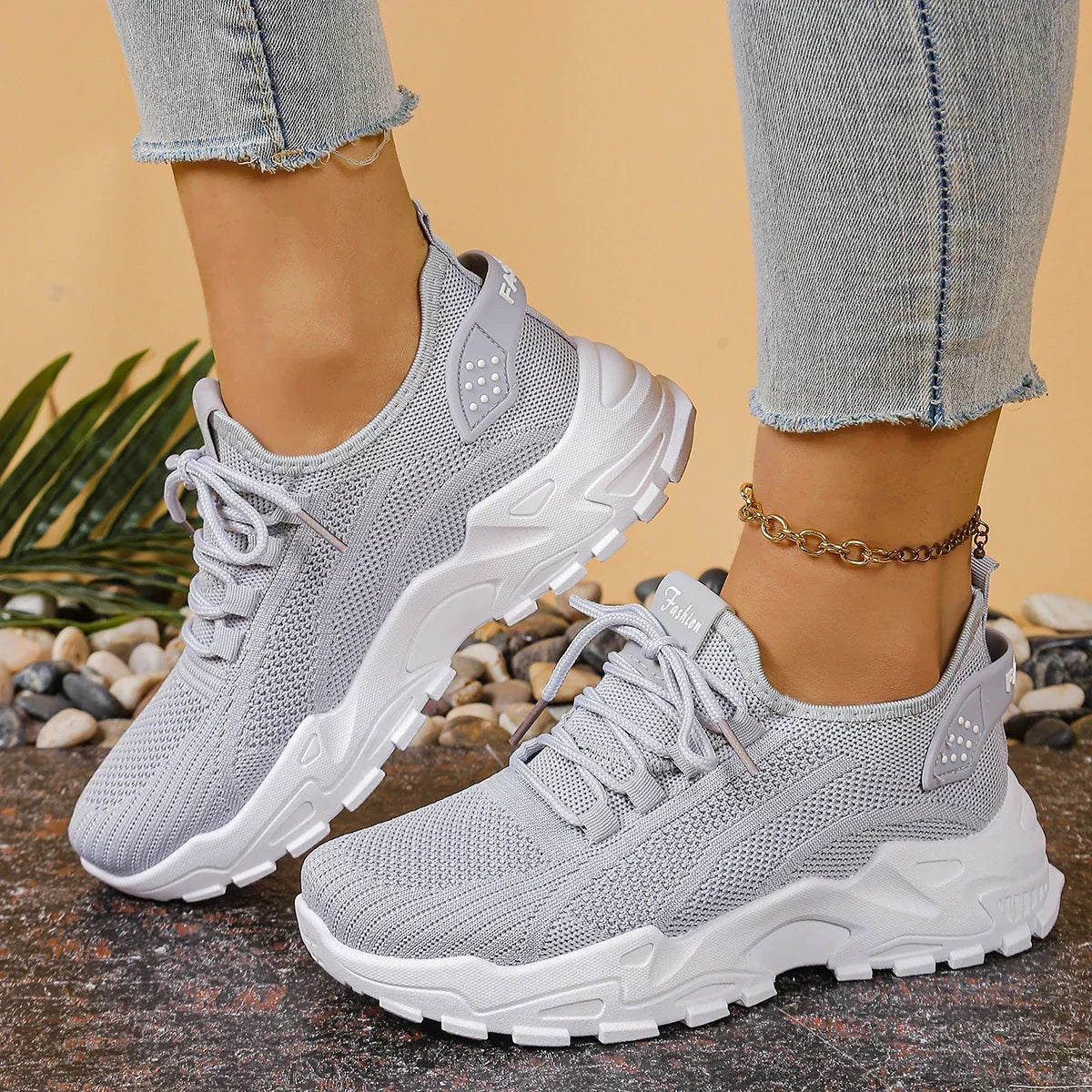 Delilah | Elevated Sole Sneakers