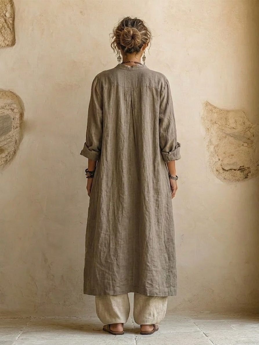 Marlowe | Natural Three-Piece Linen Blend Set