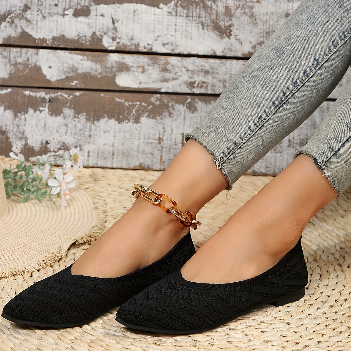 Scarlett | Square Toe Comfort Flats