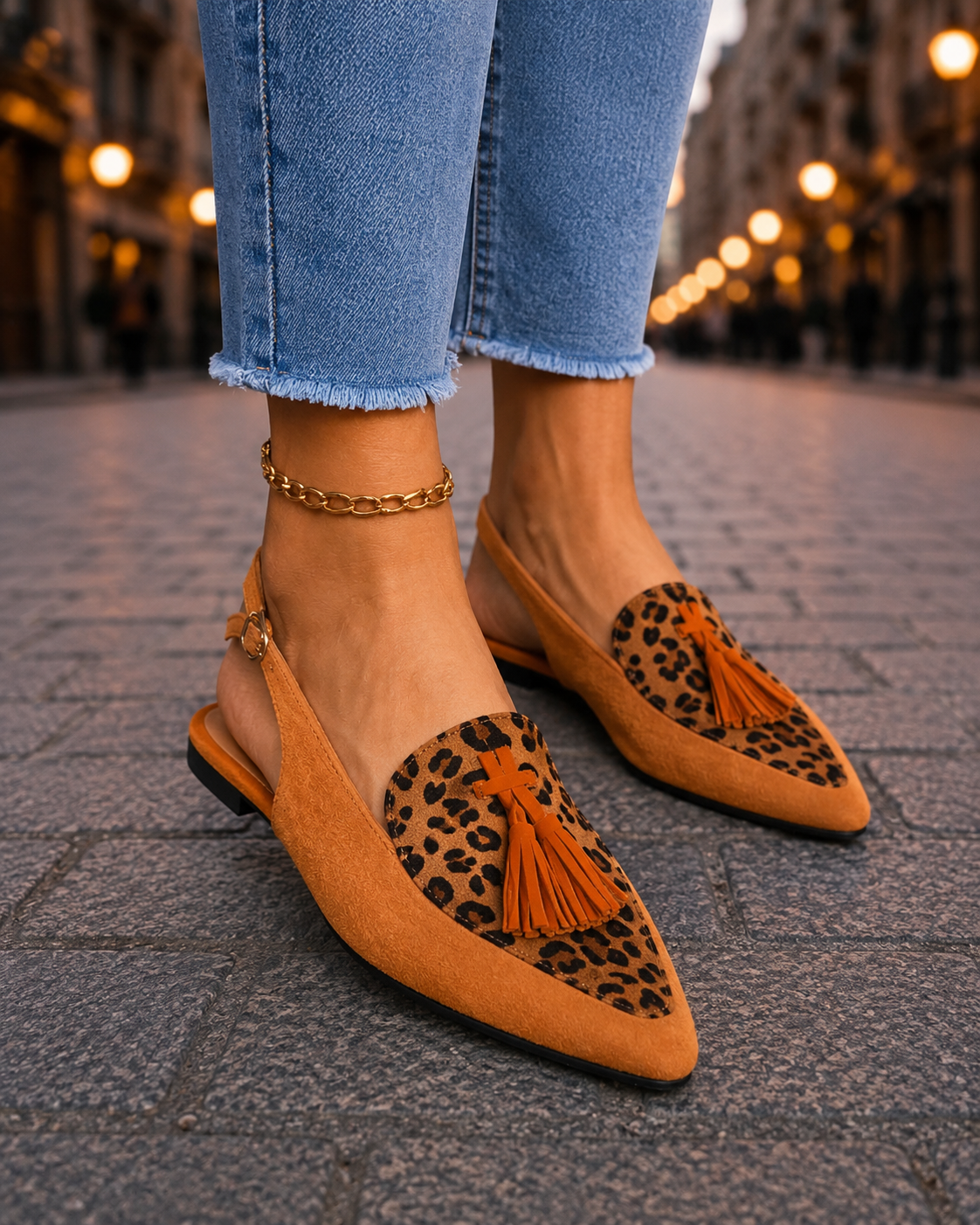 Marisa | Backless Tassel Mules