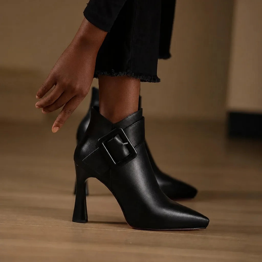 Dieynaba | Orthopedic Buckle Ankle Boot