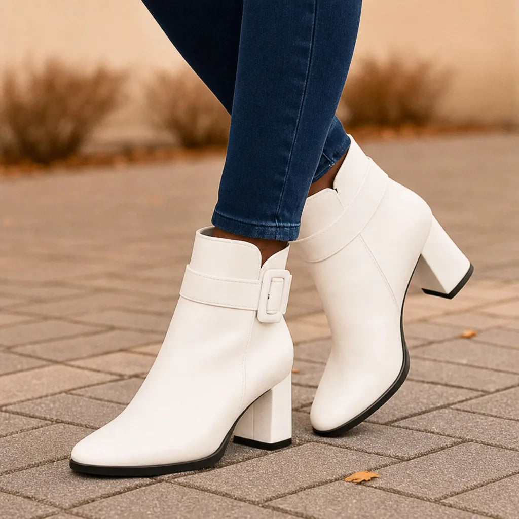 Pauline | Orthopedic Buckle Ankle Boot