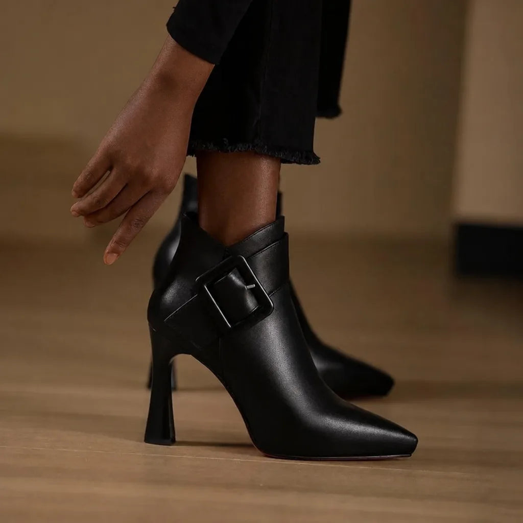 Dieynaba | Orthopedic Buckle Ankle Boot
