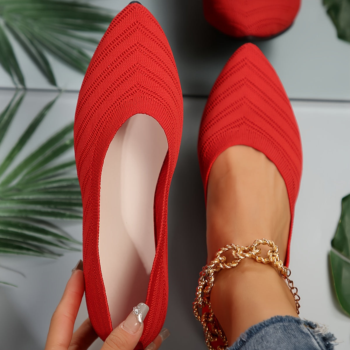 Scarlett | Square Toe Comfort Flats