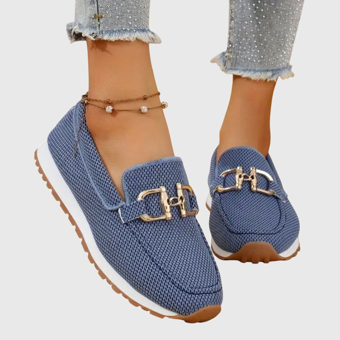 Reyna | Horsebit Detail Leather Loafers