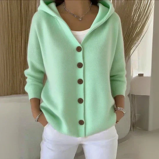 Willow | Hooded Knit Cardigan