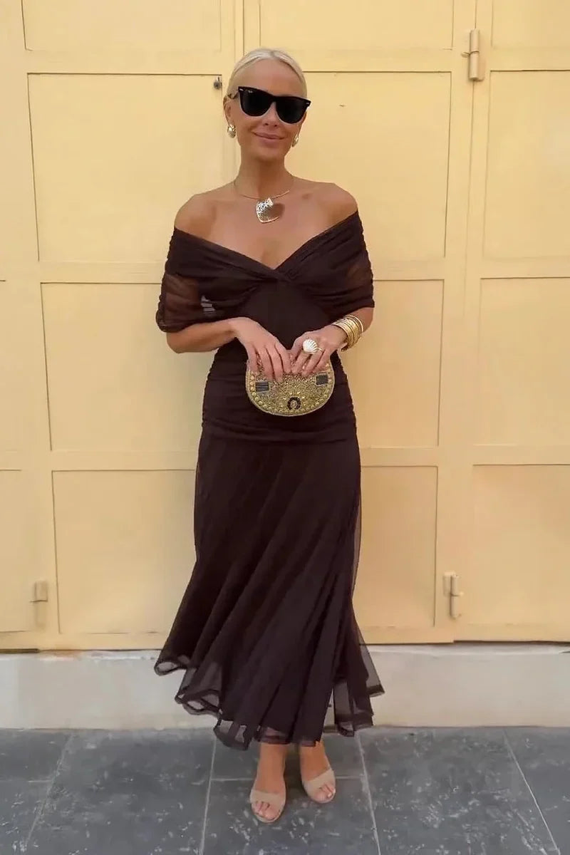 Eliza | Elegant Green Dress