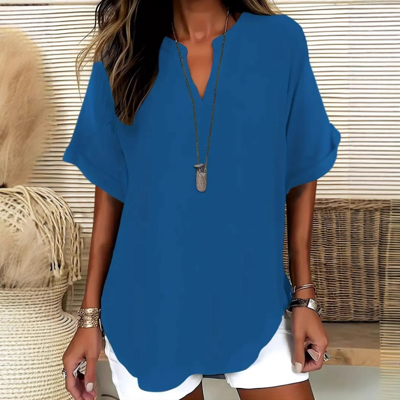 Livia | Airy V-Neck Blouse