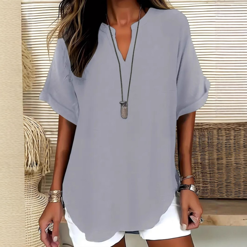 Livia | Airy V-Neck Blouse