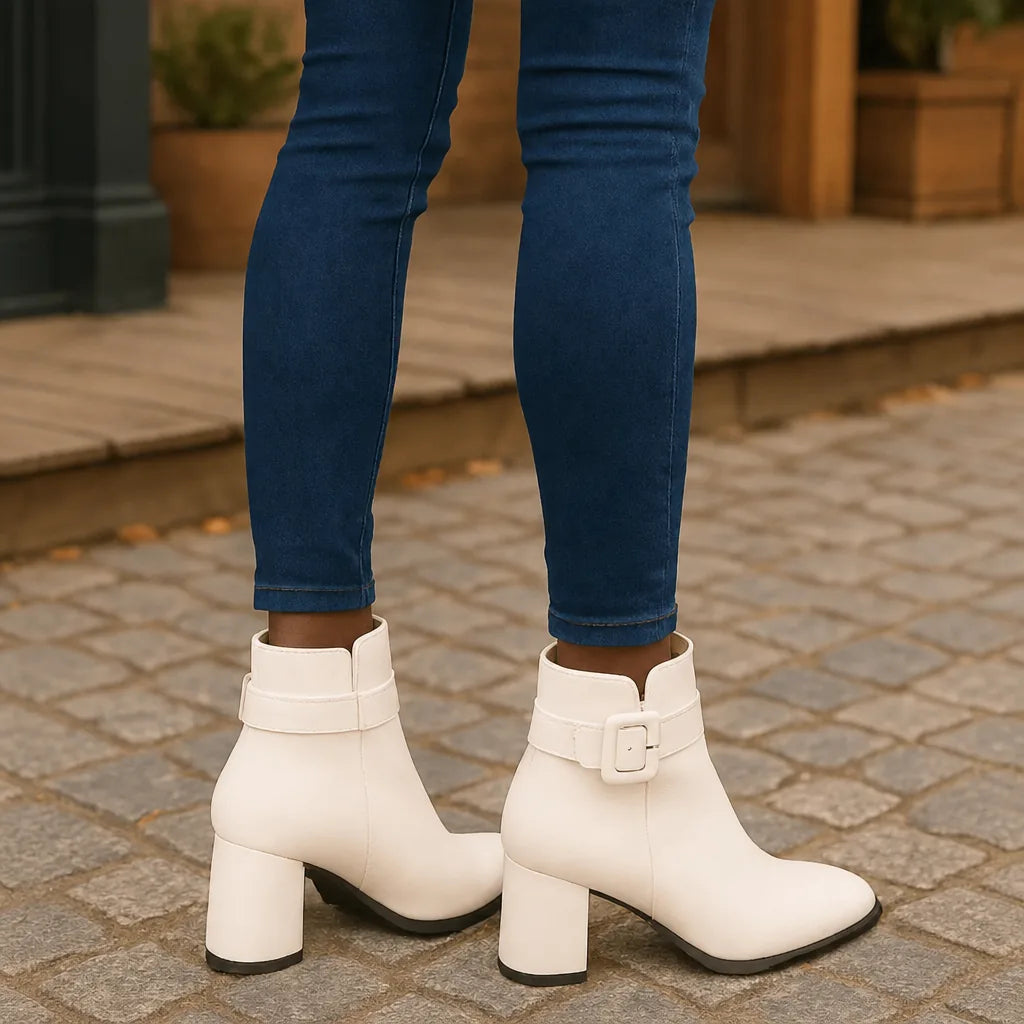 Pauline | Orthopedic Buckle Ankle Boot