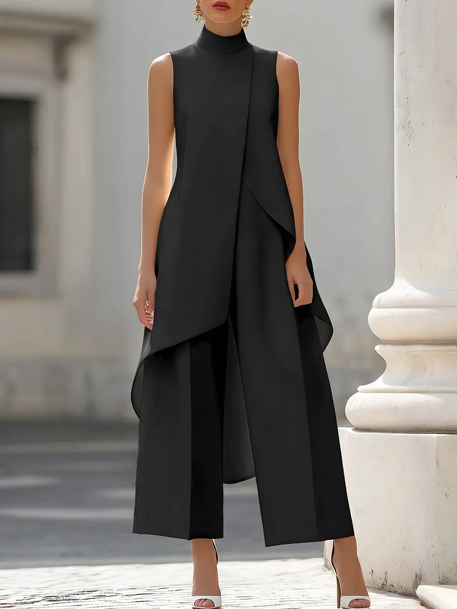 Everly | Wide-Leg Two-Piece Suit