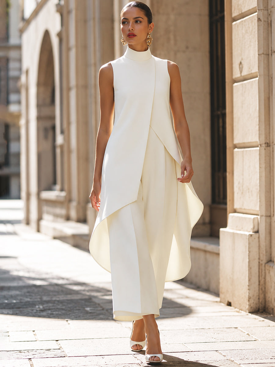 Everly | Wide-Leg Two-Piece Suit
