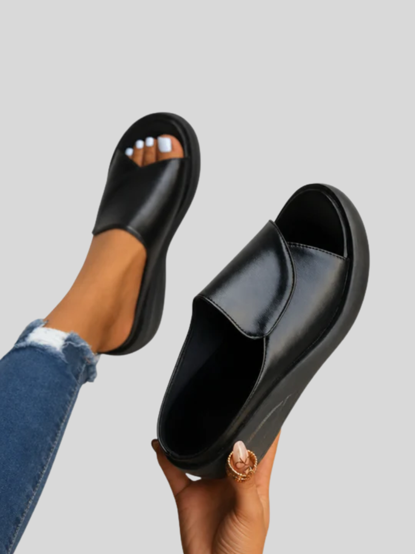 Eliza | Orthopedic Slip-on Wedge Sandals