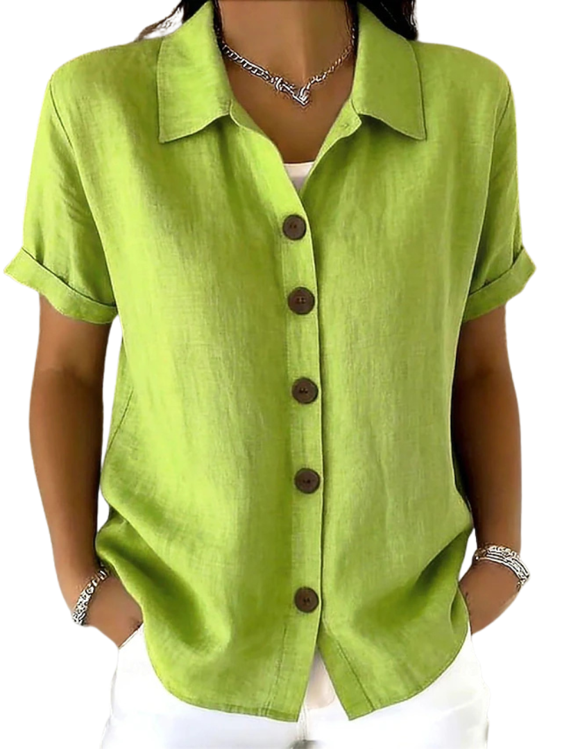Gracie | Relaxed Short Sleeve Shirt