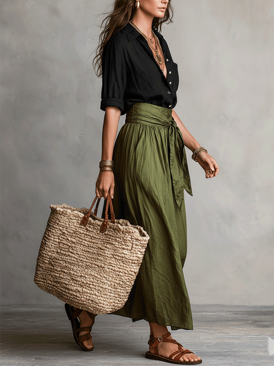 Seraphina | Boho Skirt Set