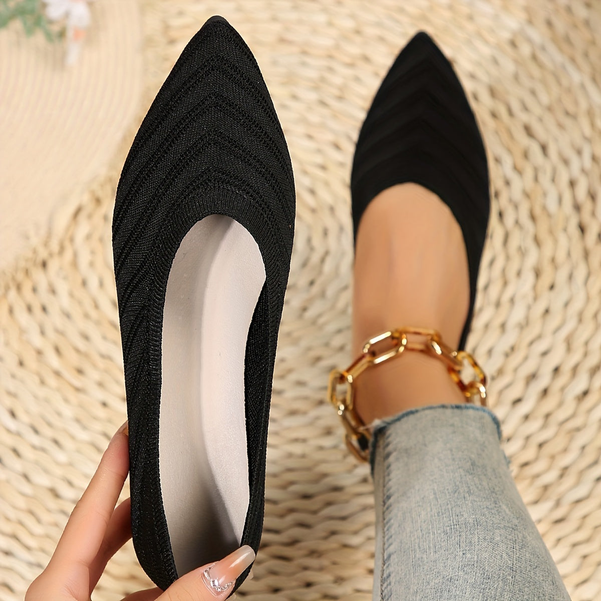 Scarlett | Square Toe Comfort Flats