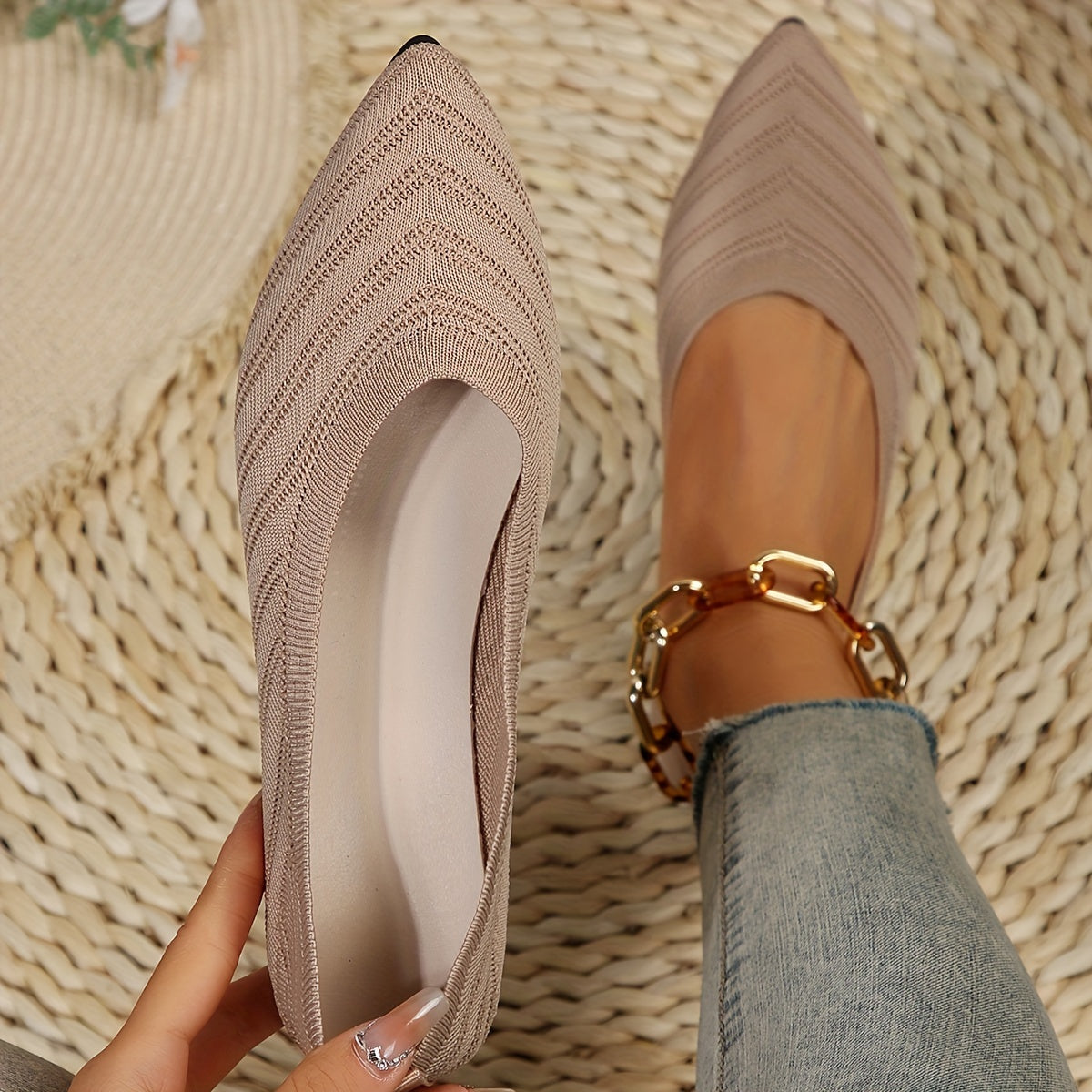 Scarlett | Square Toe Comfort Flats