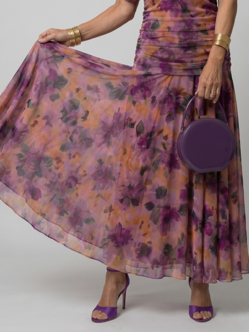 Danae | Off Shoulder Flow Midi Dress