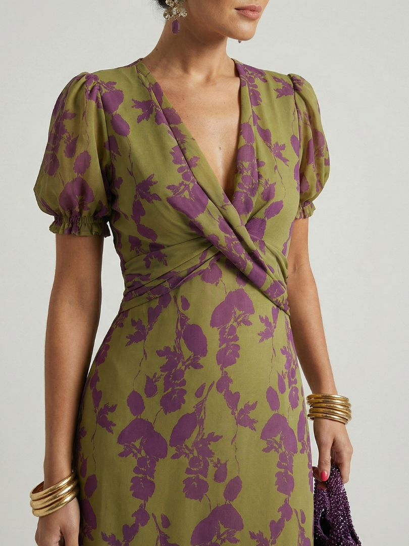 Marielle | Relaxed Floral Midi Dress