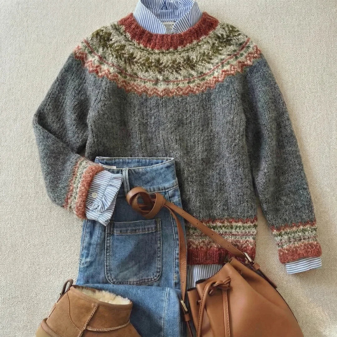 Megan | Classic Vintage Knit Sweater