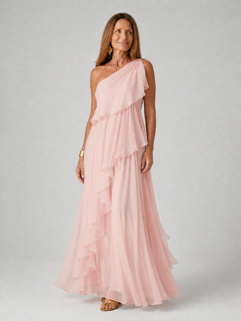 Tracey | Cascading Ruffle Maxi Dress