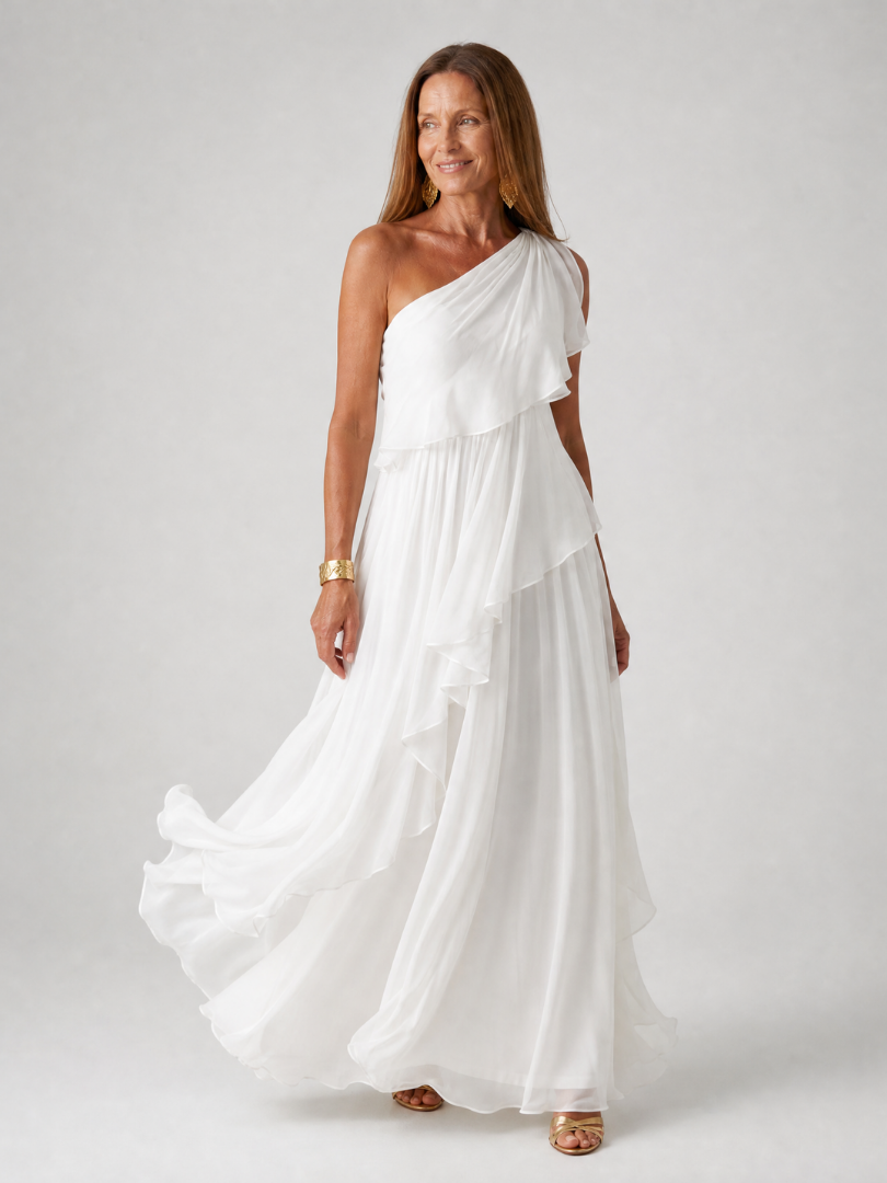 Tracey | Cascading Ruffle Maxi Dress