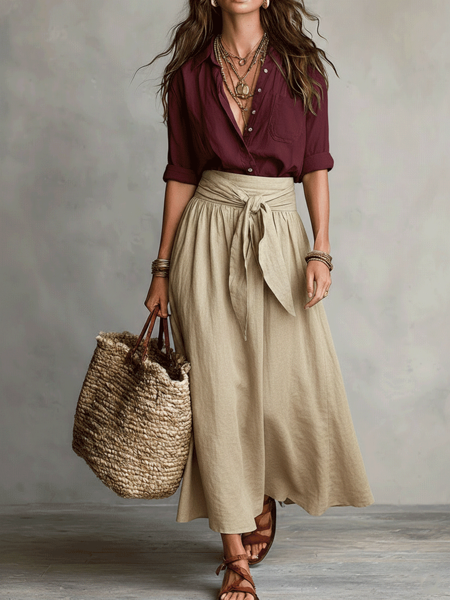 Seraphina | Boho Skirt Set