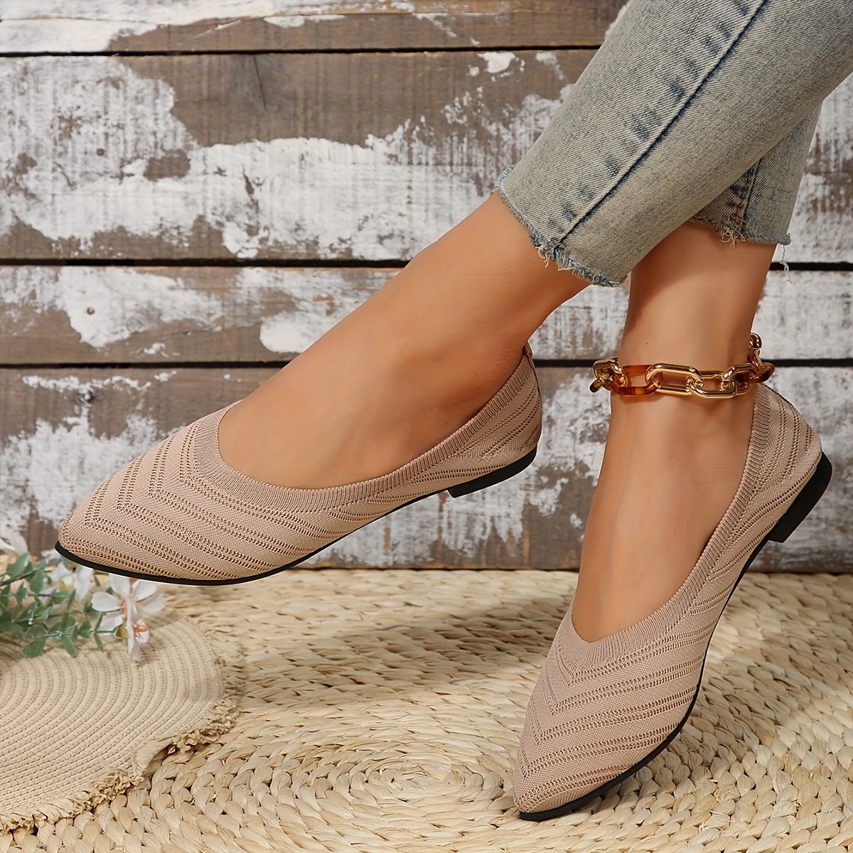Scarlett | Square Toe Comfort Flats