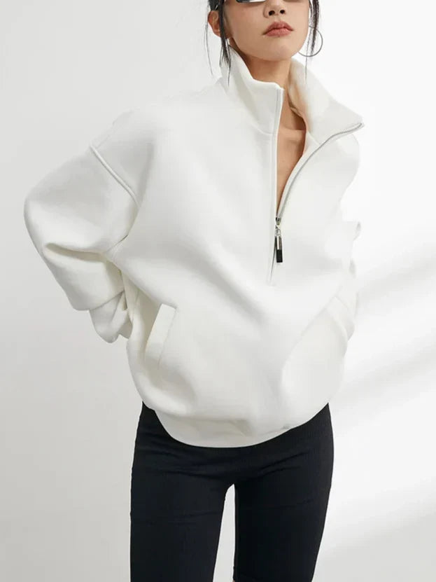 Evangeline | Relaxed Half-Zip Pullover