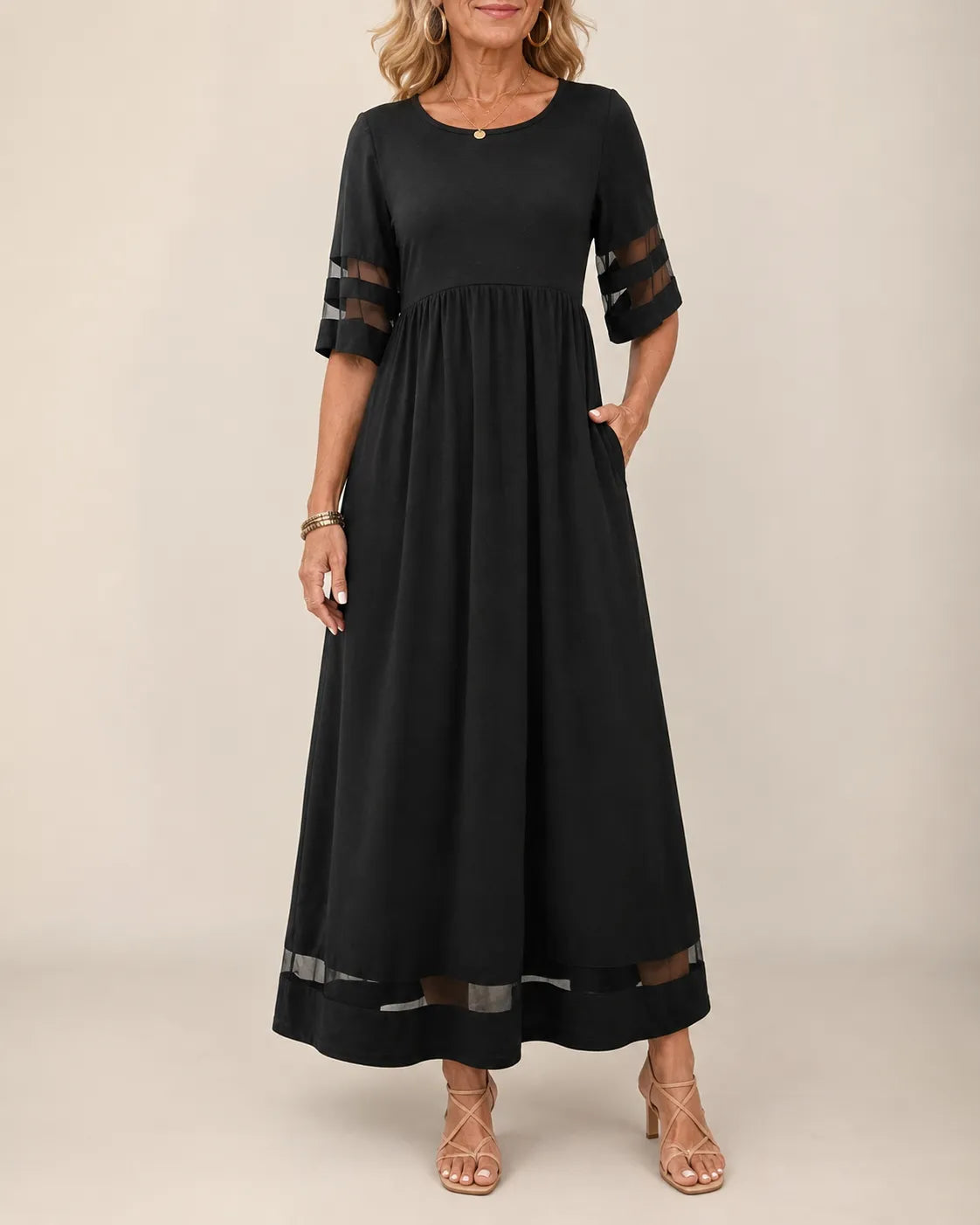 Aubrey | Flattering Tummy-Smoothing Midi Dress