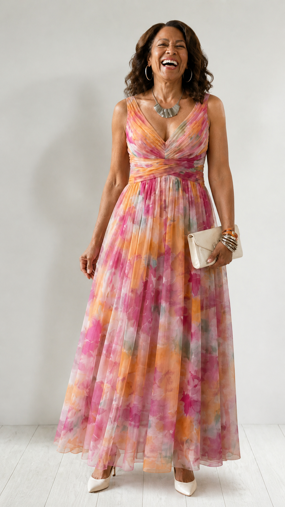 Fenna | Soft Wrap Maxi Dress