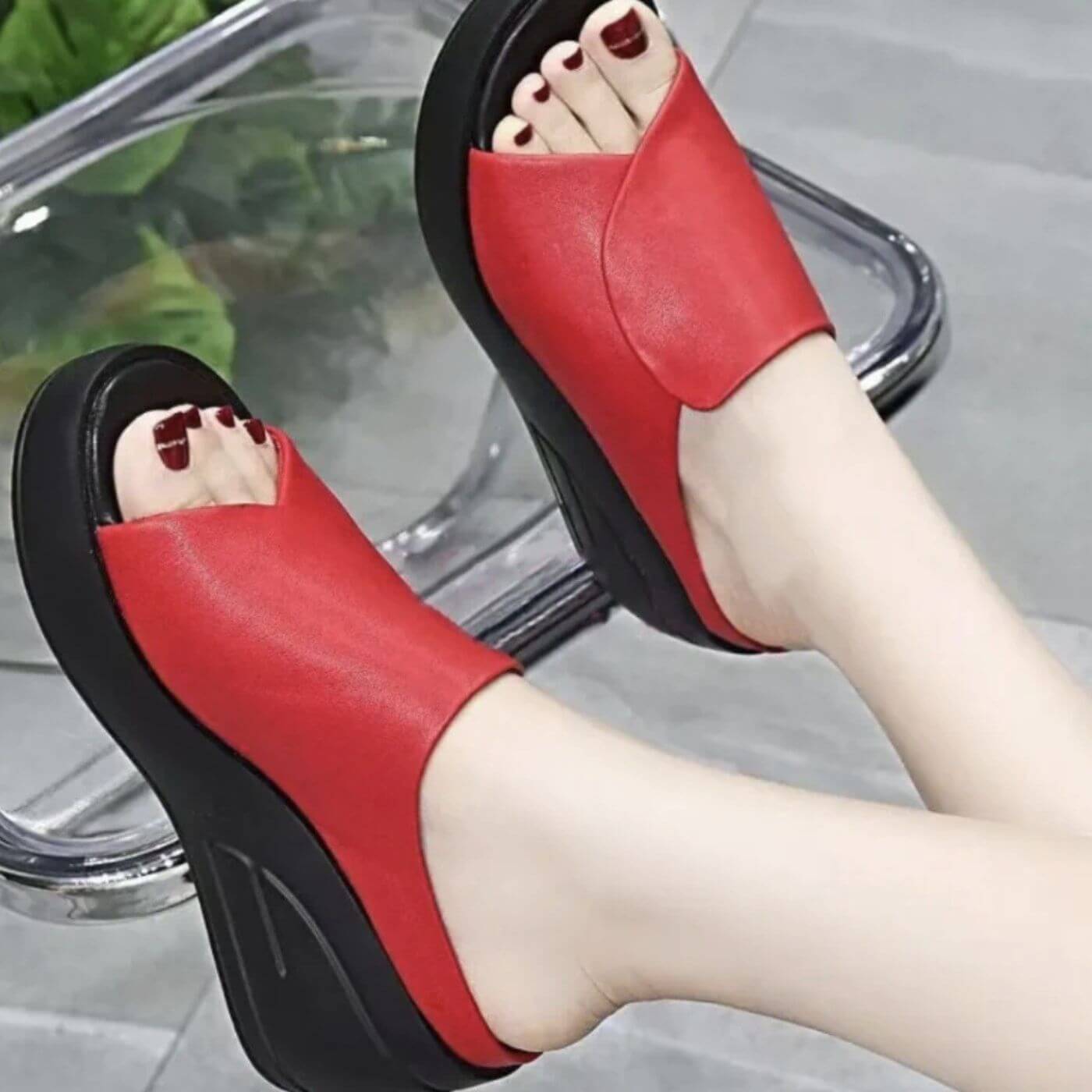 Eliza | Orthopedic Slip-on Wedge Sandals