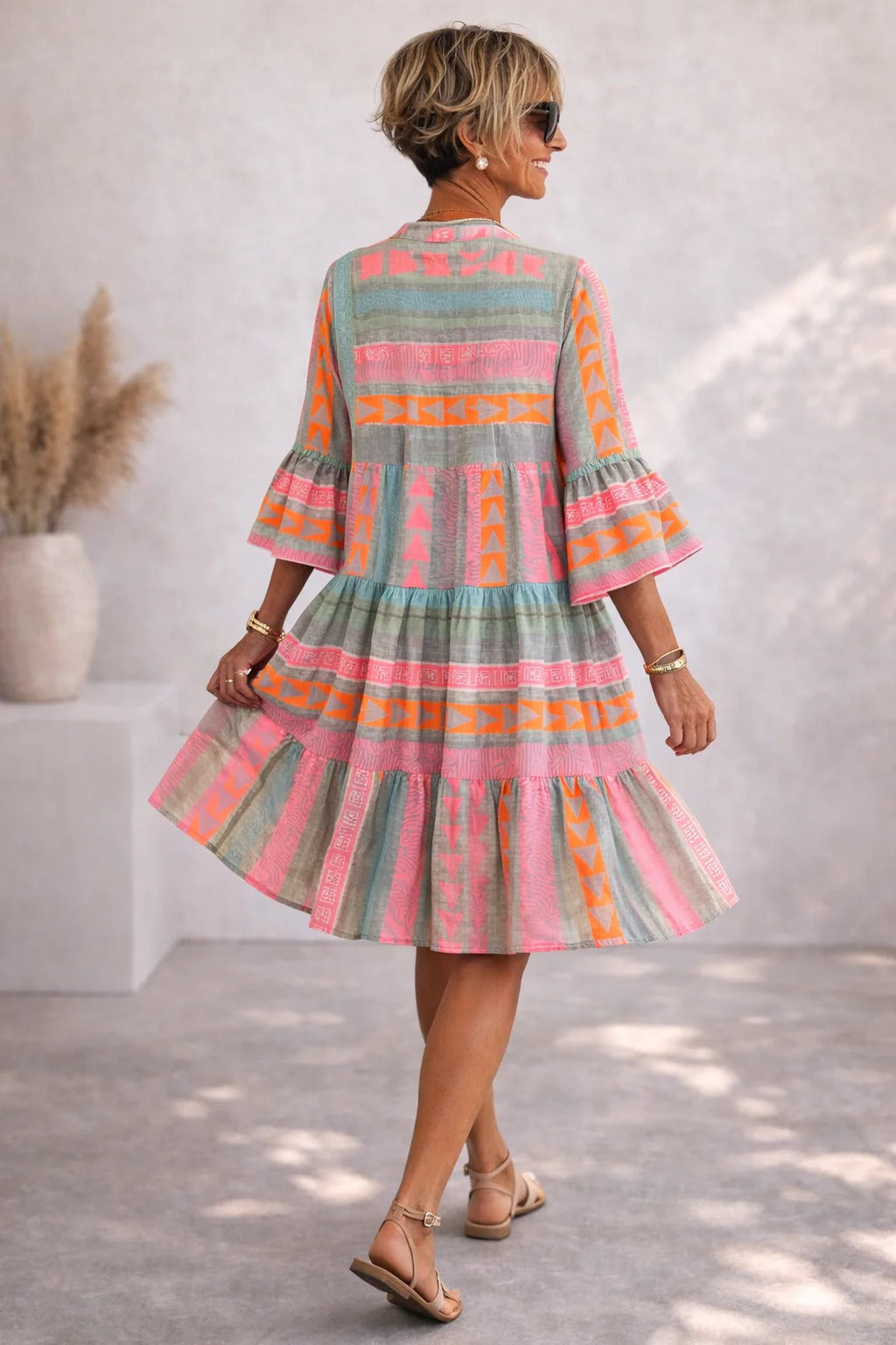 Aurabelle | Vintage Grace Midi Dress