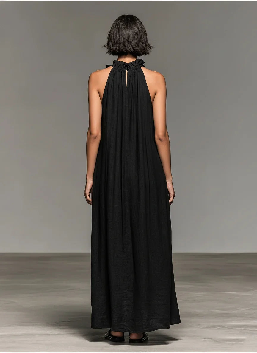 Aliette | Flowy Maxi Dress with Ruffles