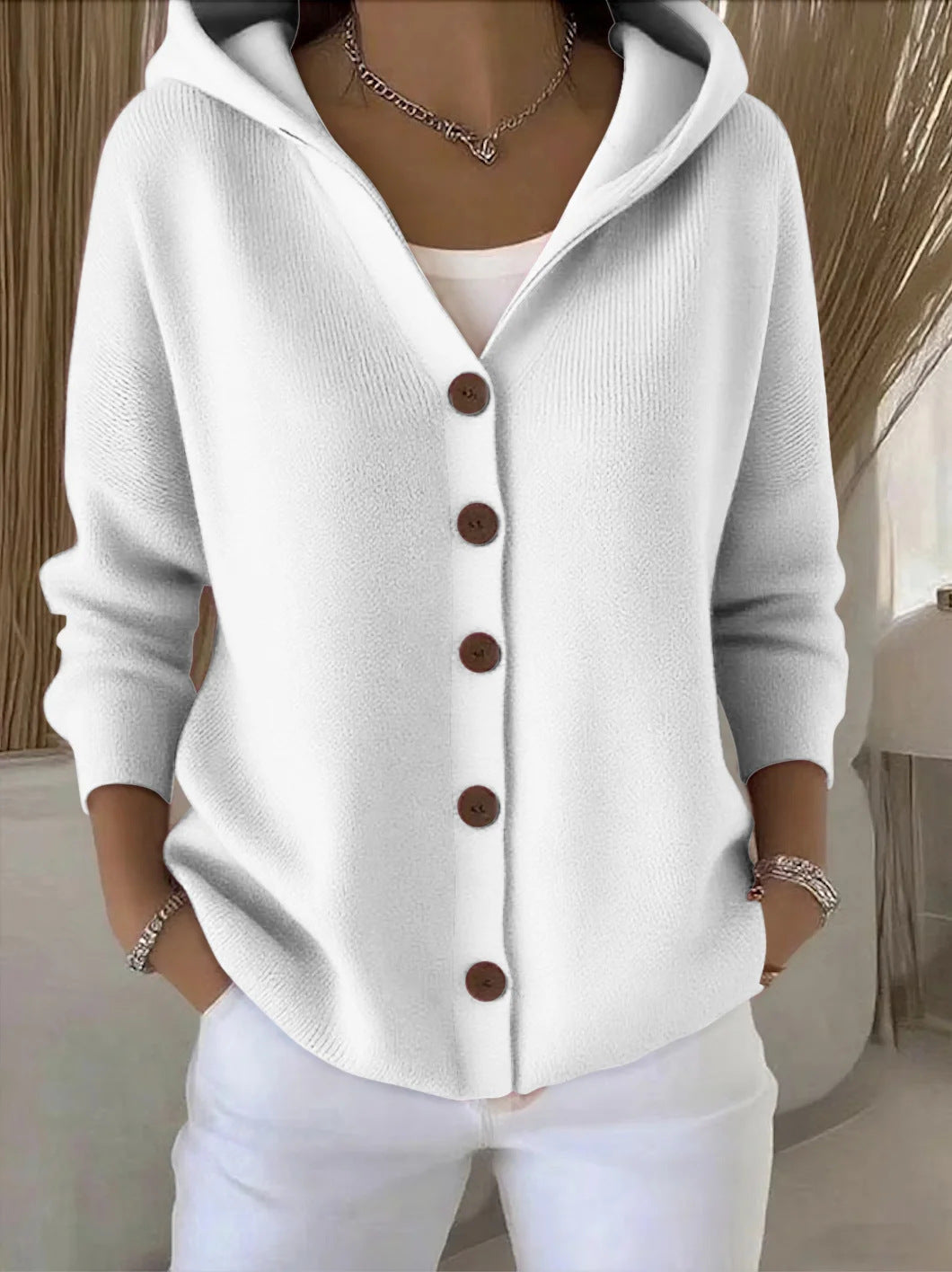 Willow | Hooded Knit Cardigan