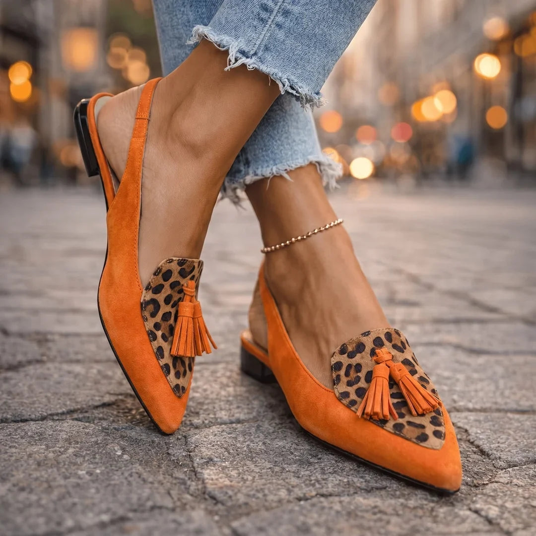 Elly | Backless Tassel Sandals